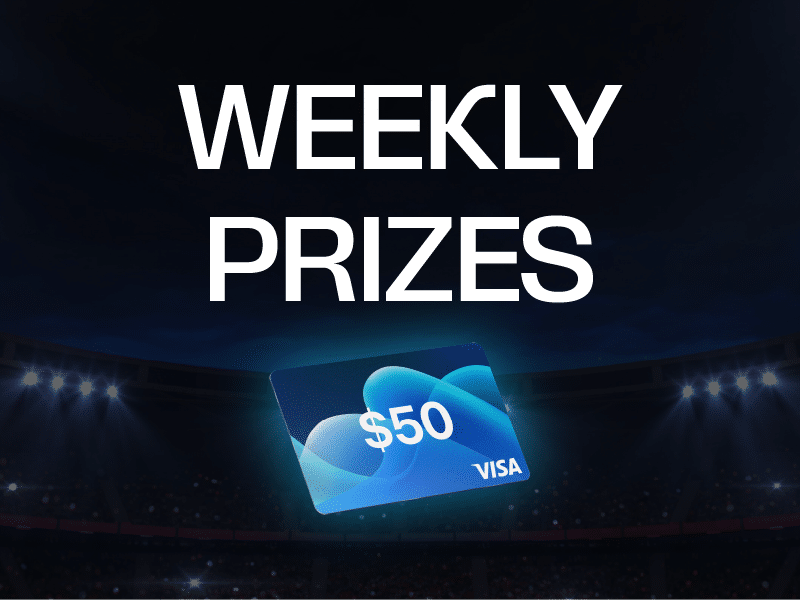 Win Weekly Prizes